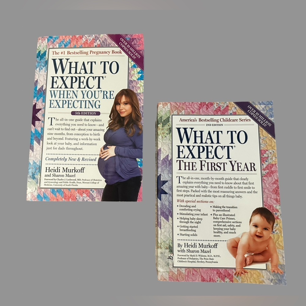 What To Expect When You’re Expecting/What To Expect The First Year Book Bundle.